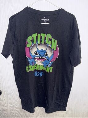 XL Disney Lilo &Stitch Black Graphic Tee